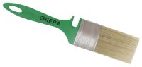 Миниатюра: Кисть малярная 35мм плоская пласт. ручка натуральная щетина GREPP