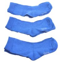 Миниатюра: Носки детские длинные 23-25р (2-3 года) летние светло-синие НАБОР 3 пары