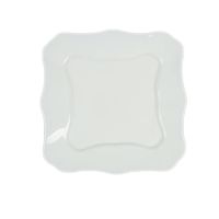 Миниатюра: Тарелка плоская 25*25см стеклокерамика квадратная (48)
