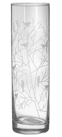 Миниатюра: Ваза для цветов 26см Венский лес стекло (12)