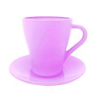 Миниатюра: Набор чайный 2пр Апрель фиолетовый стекло(9)