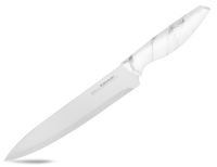 Миниатюра: Нож кухонный нерж. 20см (поварской), пласт. ручка под белый мрамор Attribute MARBLE