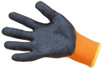 Миниатюра: Перчатки акриловые с полиуретан покрытием, внутри буклир. мохра, усиленные Торро Зима цвет микс @