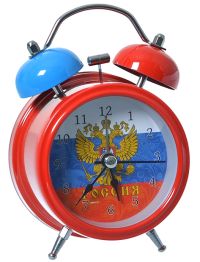 Миниатюра: Будильник 13см Россия