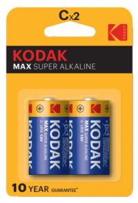 Миниатюра: Батарейка Kodak MAX LR14/343 BL2