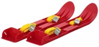 Миниатюра: Мини-лыжи пласт. 420*77*110мм, НАБОР 2шт, металлическое крепление, красные
