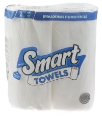 Миниатюра: Полотенца бумажные 2сл 2шт Paper Smart белый (12)