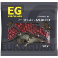 Миниатюра: Гранулы от грызунов 50гр EUROGARD