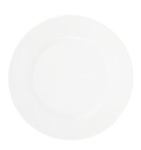 Миниатюра: Тарелка плоская 17,5см белая фарфор (80)