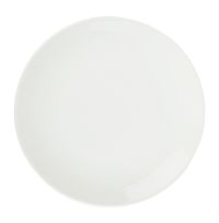 Миниатюра: Тарелка плоская 20см белая фарфор (60)