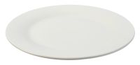 Миниатюра: Тарелка плоская 22,5см 9 белый фарфор (48)