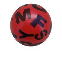 Миниатюра: Мяч 22см с принтом (цифры,звезды,животные) B30422-30