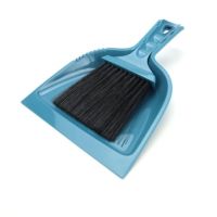 Миниатюра: Набор для уборки (щетка-сметка и совок) пласт. 225мм Vanda,темно-синий