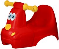 Миниатюра: Горшок детский пласт. 420*285*265мм, в форме игрушки Машинка Lapsi красный