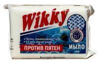 Миниатюра: Мыло хозяйственное 200гр 72% Wikky Против пятен в пленке