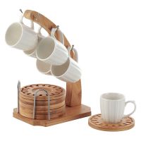 Миниатюра: Набор кофейный 12пр на бамбуковой подставке ROYAL (12)
