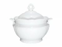Миниатюра: Супница 3000мл Надежда белая фарфор (1)