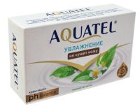 Миниатюра: Крем-мыло 90г твердое зеленый чай матча Aquatel (24)