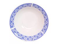 Миниатюра: Салатник 18см 650мл фарфор Синий орнамент(72)