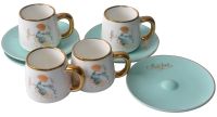 Миниатюра: Набор кофейный 8пр фарфор Bonjour Tiffany
