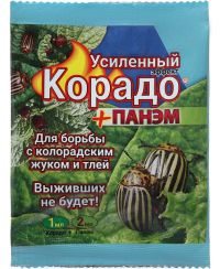 Миниатюра: Средство от колорадского жука КОРАДО 1мл + ПАНЭМ 2мл Усиленный эффект