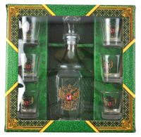 Миниатюра: Набор для вина 7пр (графин + 6 стопок) Орел (4)