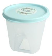 Миниатюра: Контейнер для продуктов пласт. 1л, круглый голубой (18)