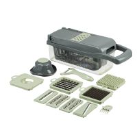 Миниатюра: Овощерезка нерж. и пласт., 12пр, контейнер с крышкой Мастер слайсер (12)