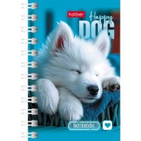 Миниатюра: Записная книжка А7 40л. ХАТ спираль Носики и ушки клетка