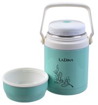 Миниатюра: Термос нерж. 1л, для пищевых продуктов LaDina цвет микс