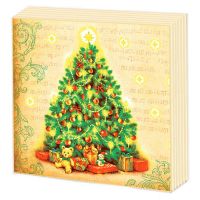 Миниатюра: Салфетки бумажные 33*33 2х-слойные 20шт Елка