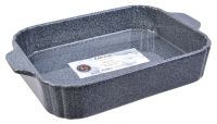 Миниатюра: Форма для запекания (выпечки) керамика 38*24*7см STONEпрямоугольная (6)