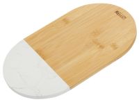 Миниатюра: Доска разделочная дер. 35*21*1,2см, вставка белый мрамор REGENT Linea Bamboo