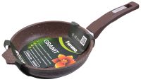 Миниатюра: Сковорода ал. 180мм, пласт. ручка а/п МЕЧТА Гранит Brown коричневая (5)