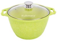 Миниатюра: Кастрюля ал. 4л (24см), ст. крышка ал. ручки а/п Kukmara Trendy style lime (3)