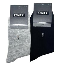 Миниатюра: Носки мужские 41-47р (75% хлопок, 15% полиамид, 10% лайкра) ассортимент KOMAX