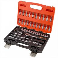 Миниатюра: Набор инструментов 45пр в кейсе (головки,биты,удлинители,рукоятки) КУЗЬМИЧ