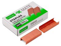 Миниатюра: Скобы №24/6 ХАТ 1000шт. X-Mate 063653 медные