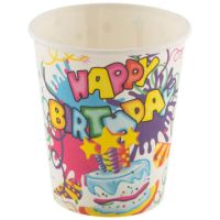 Миниатюра: Набор бумажных стаканов Happy Birthday Волшебная страна (6шт)