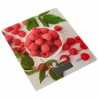 Миниатюра: Весы кухонные эл. 5кг Малинки LCD-дисплей, Автообнуление/автоотключение, стекло@