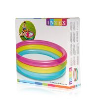 Миниатюра: Бассейн надувной 86*25см Intex Радуга 57104NP