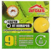 Миниатюра: Свечи антимоскитные 10гр 9шт ARGUS