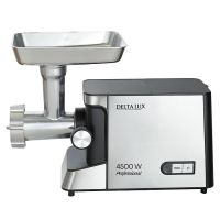 Миниатюра: Мясорубка эл. 4500Вт, реверс, метал. шнек, нерж, DELTA LUX (2)