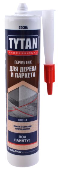 Миниатюра: Герметик акриловый 280мл, для дерева и паркета Tytan Professional сосна (6)
