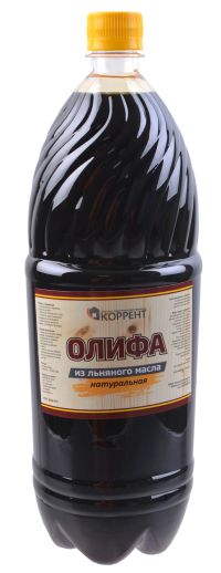 Миниатюра: Олифа натуральная 1,5л, пэт бутылка Коррент (12)