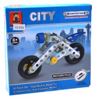 Миниатюра: Игрушка конструктор Мотоцикл 63пр пласт №ST699-63