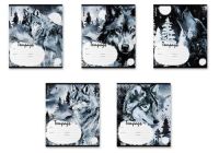 Миниатюра: Тетрадь 18л клетка EK Timber Wolf асс.