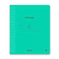 Миниатюра: Тетрадь 12л кос.лин. част. SVETOCH Классная (зелёная) с гимном