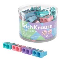 Миниатюра: Точилка 2отв. EK EasySharp Duo Pastel пластик.,асс.