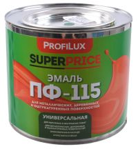 Миниатюра: Эмаль ПФ-115 1,9кг зеленая универсальная алкидная полуматовая SUPERPRICE (6)